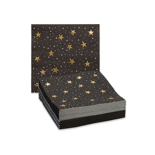 These gold star cocktail napkins are perfect for NYE! #ABlissfulNest