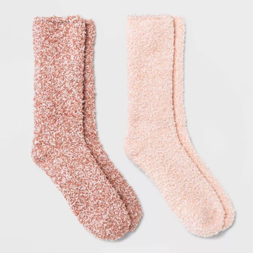 These cozy socks are a perfect under $10 Valentine's Day gift idea! #ABlissfulNest