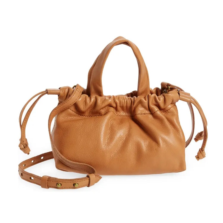 This leather crossbody bag is a great designer lookalike handbag! #ABlissfulNest