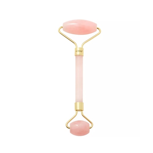 This rose quartz facial roller is the perfect $20 Valentine's Day gift! #ABlissfulNest