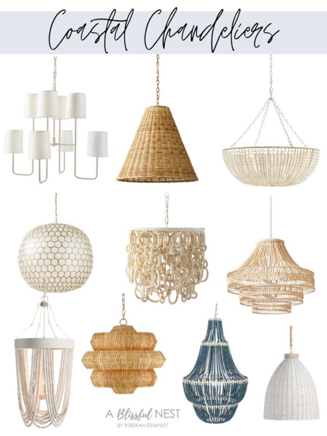 Stunning Coastal Chandeliers | A Blissful Nest