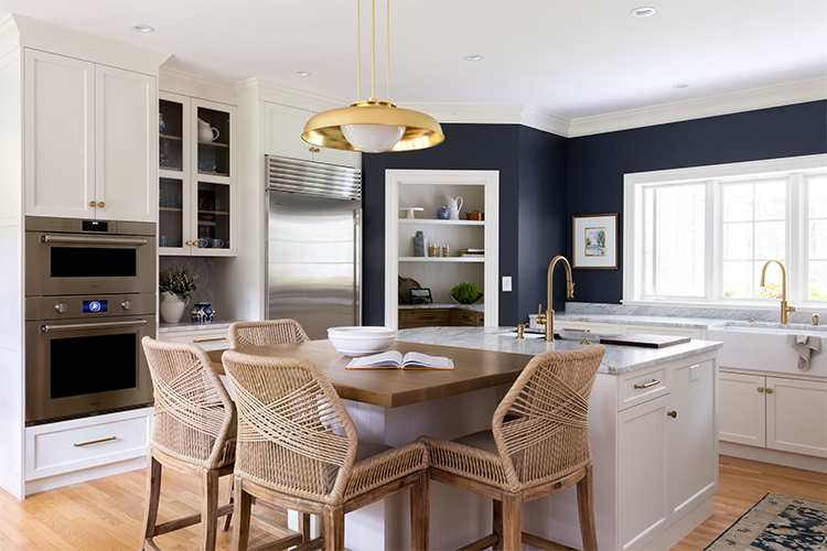 This kitchen designed by Kitchen Cove Design is so pretty! #ABlissfulNest