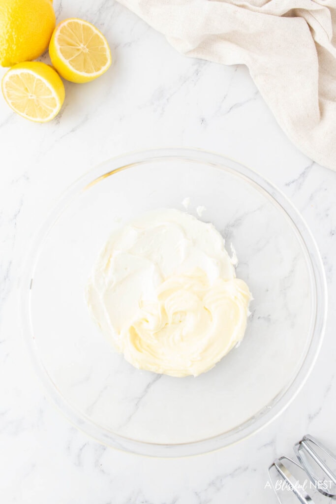 Lemon Cupcakes With Cream Cheese Frosting - A Blissful Nest