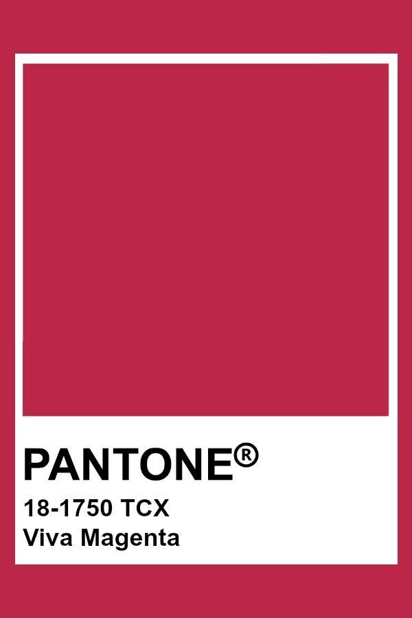 Viva Magenta by Pantone paint chip