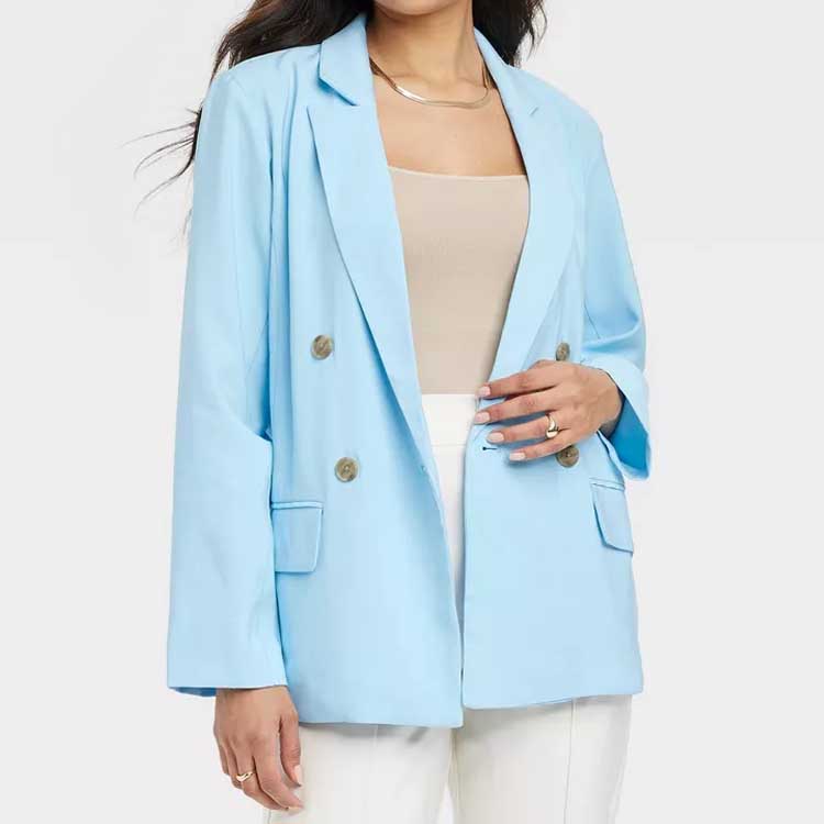 This blue blazer is perfect for spring! #ABlissfulNest