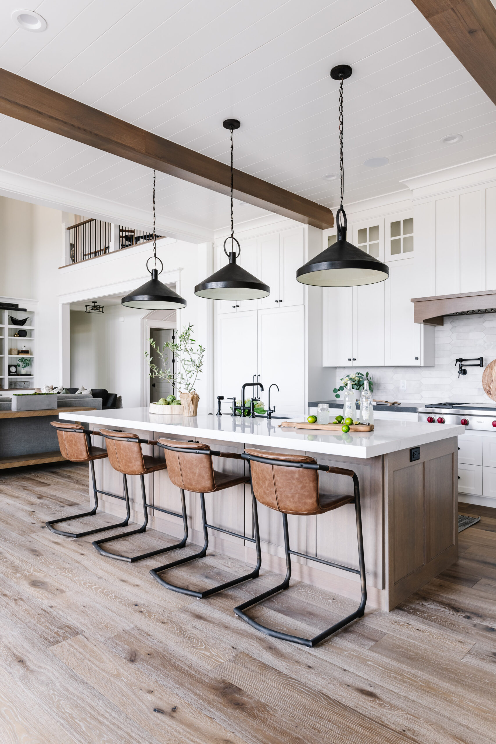 20 Modern Farmhouse Kitchens With Rustic Flare | A Blissful Nest