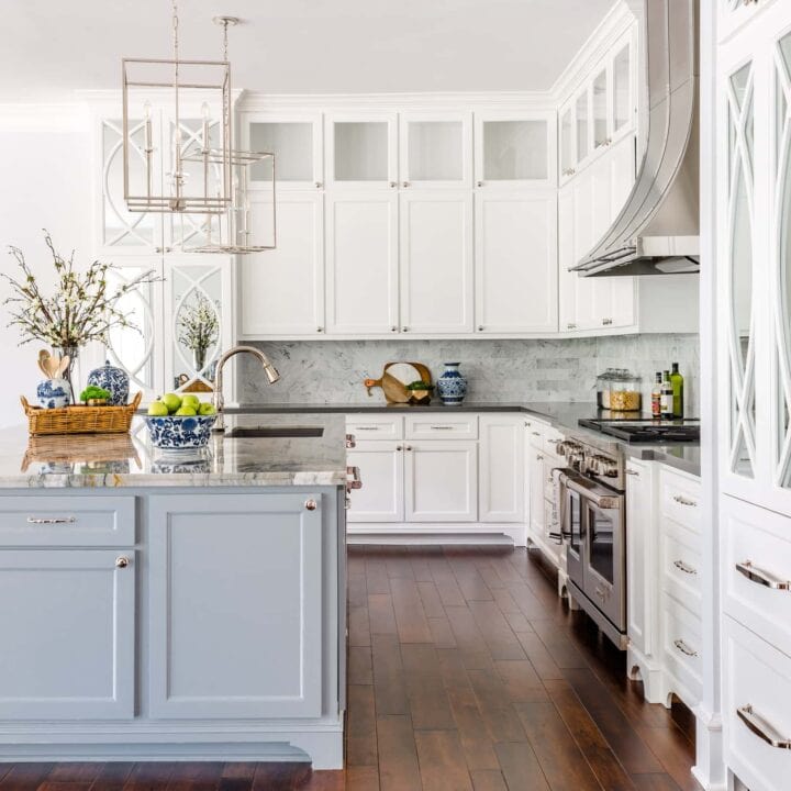 Image for Light Blue Gray Kitchen Cabinet Color