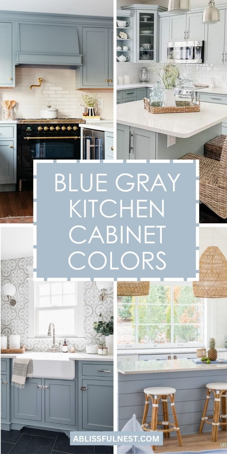 Best Blue Gray Kitchen Colors A Blissful Nest
