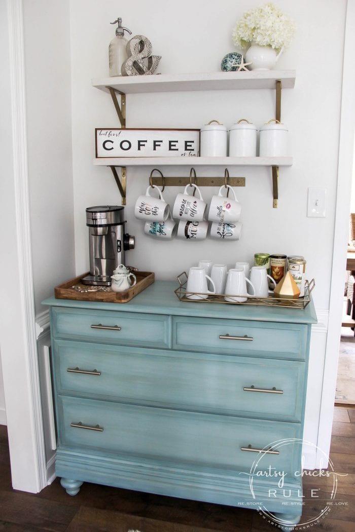 Kitchen Decor: Creating a Functional Coffee Bar - HOME by KMB