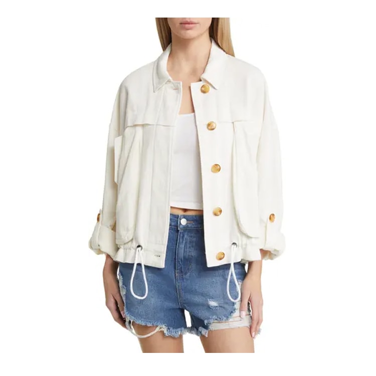 I love a good utility jacket for spring! This one is under $100! #ABlissfulNest