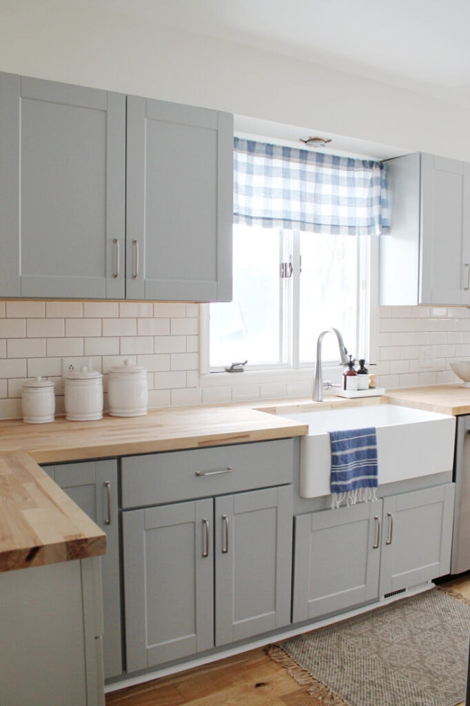 Best Blue Gray Kitchen Cabinet Colors - A Blissful Nest