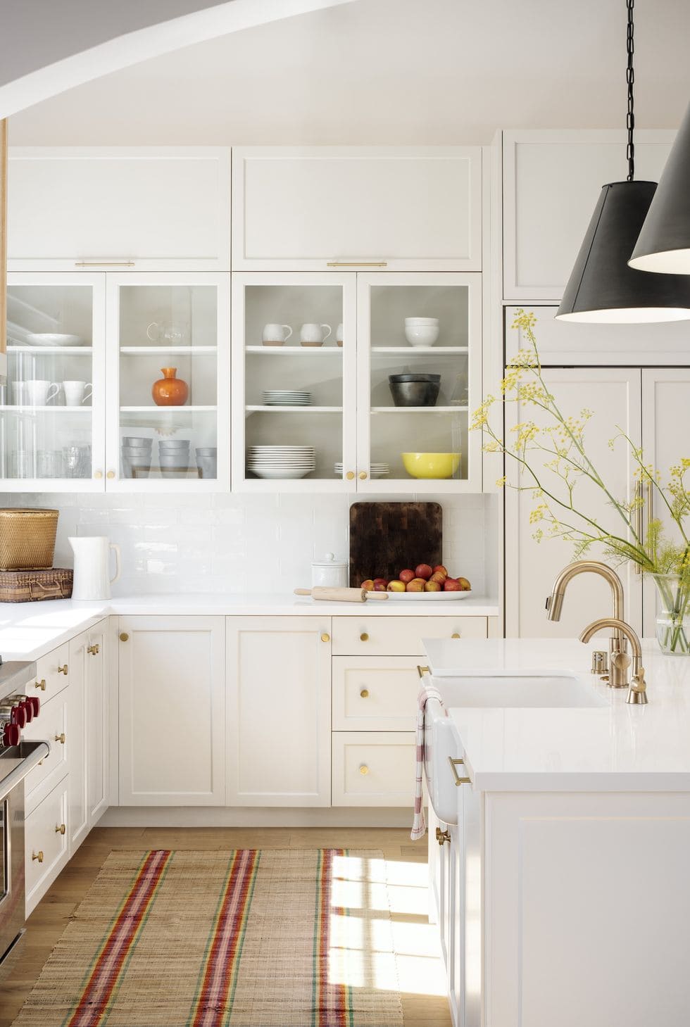 White Kitchen Cabinet Colors - A Blissful Nest