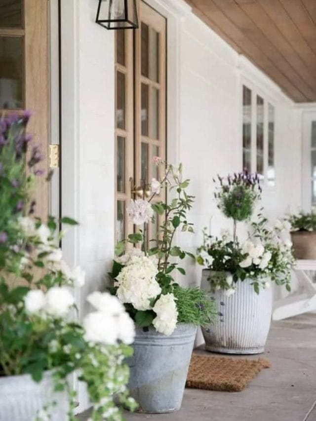 Front Porch Outdoor Planter Ideas Story