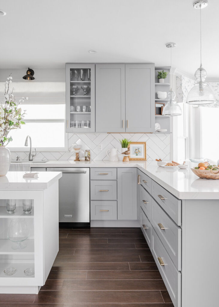 Best Gray Kitchen Cabinet Colors - A Blissful Nest