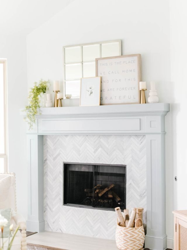 How To Decorate A Mantel Story