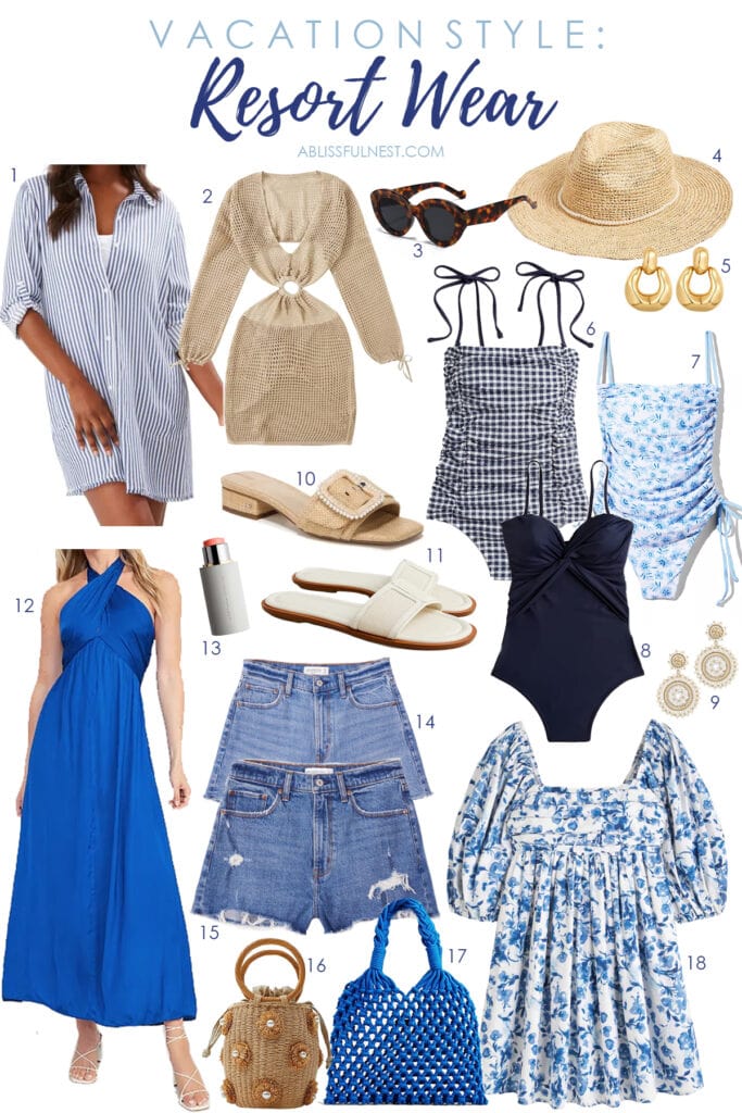 Resort Wear + Travel Essentials - A Blissful Nest