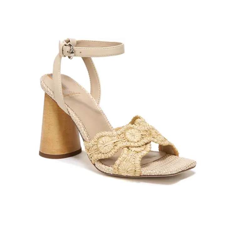 These cute heeled sandals are the perfect under $100 summer shoe! #ABlissfulNest