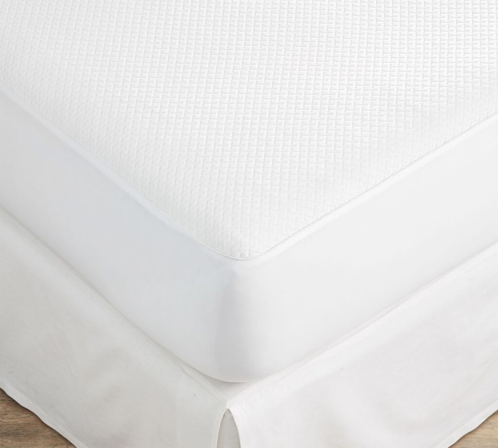 white mattress topper