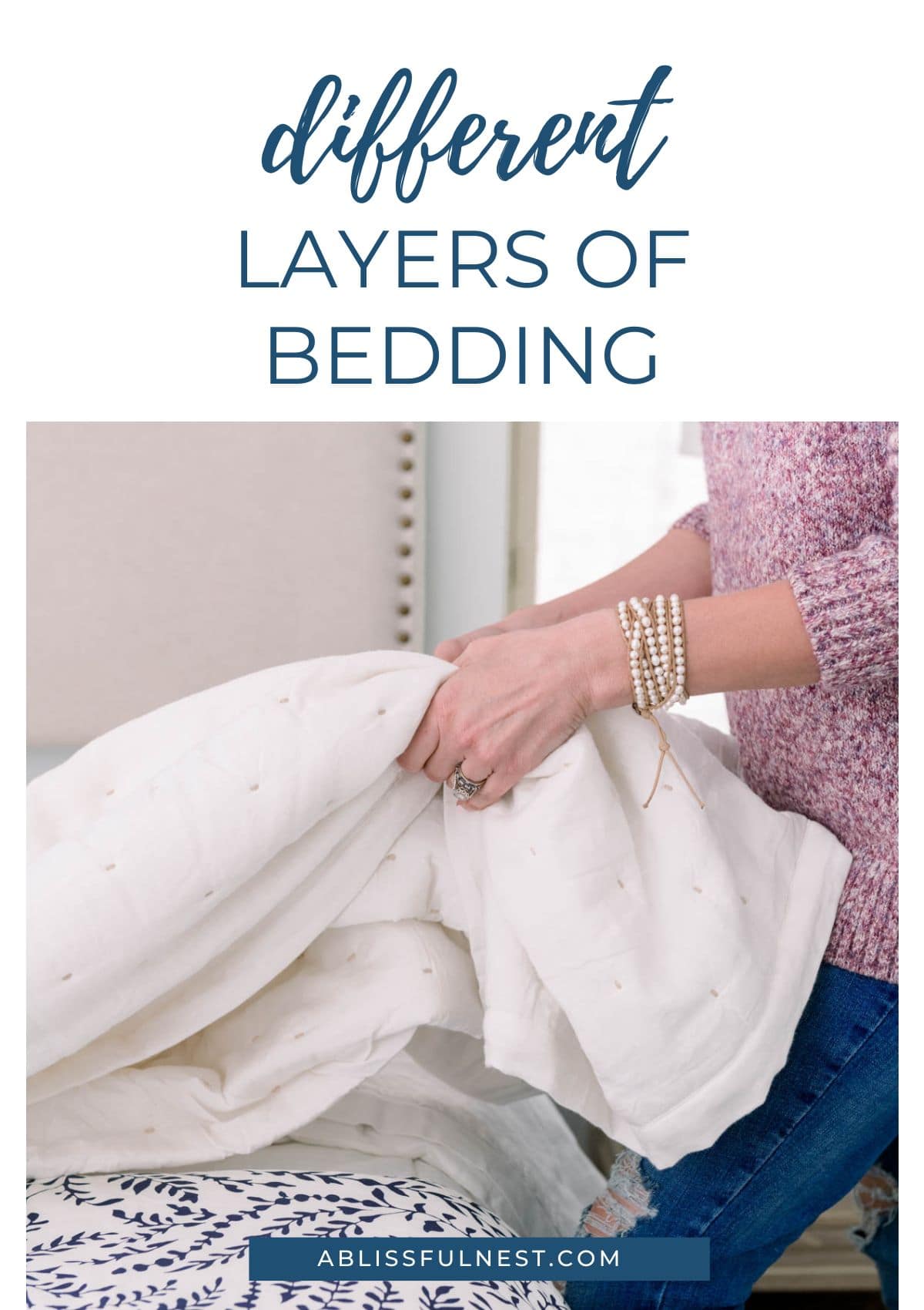 layering bed guide of how to fluff a coverlet