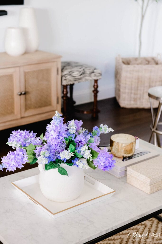 How to Style a Coffee Table | A Blissful Nest