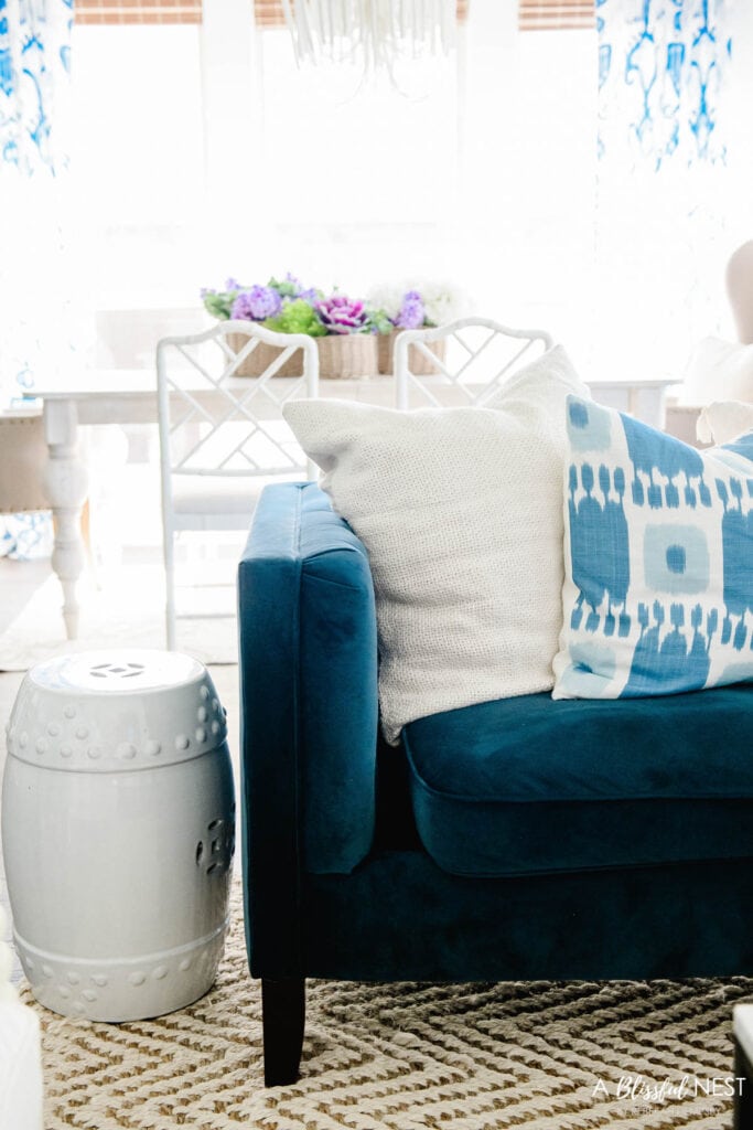 How To Style Throw Pillows | A Blissful Nest