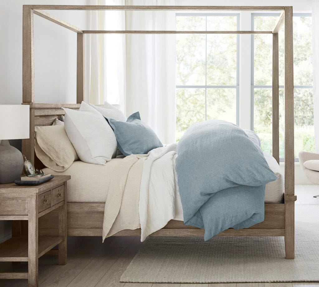How To Layer A Bed Like Pottery Barn - A Blissful Nest