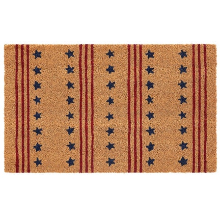 This stars and stripes doormat is so festive for the summer! #ABlissfulNest