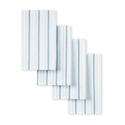 These striped napkins are perfect for summer entertaining! #ABlissfulNest