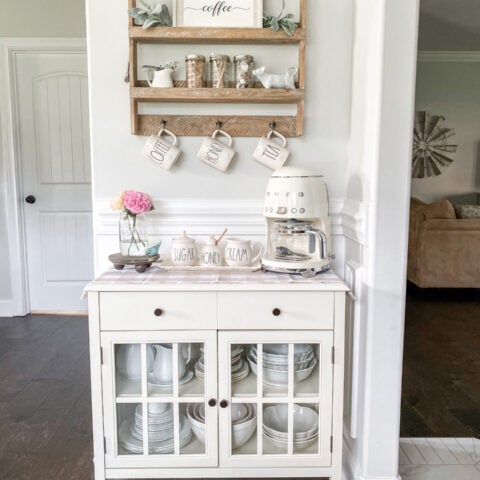 DIY Coffee Bar - A Blissful Nest