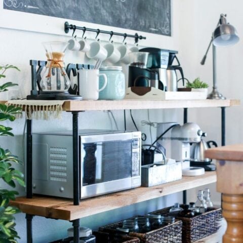 Image for DIY Black Pipe Coffee Bar Station