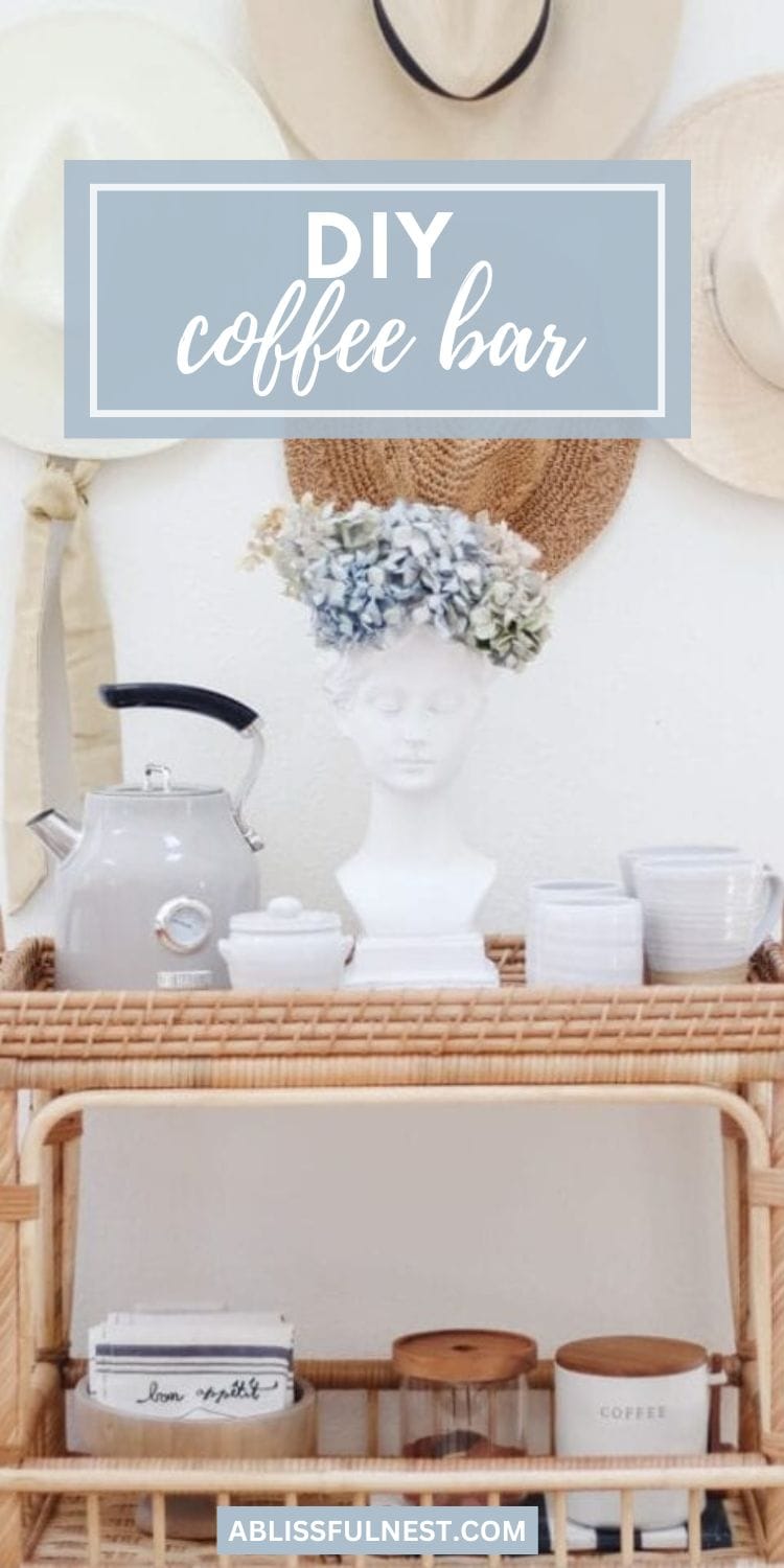 DIY Coffee Bar - A Blissful Nest