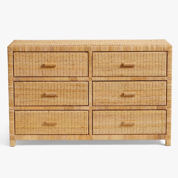 This rattan dresser is such a gorgeous statement making piece to add to your home! #ABlissfulNest