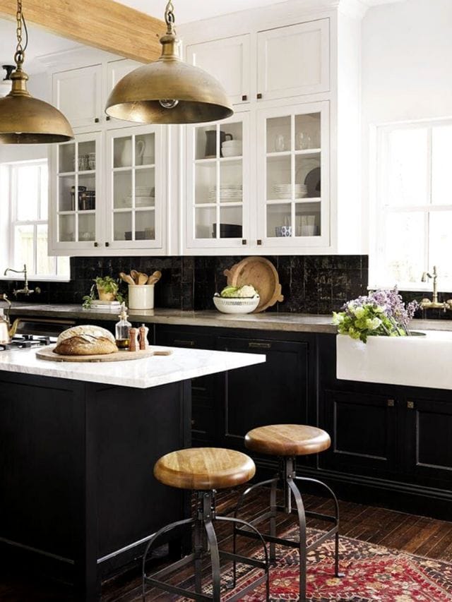 Farmhouse Kitchen Cabinet Colors And Ideas Story