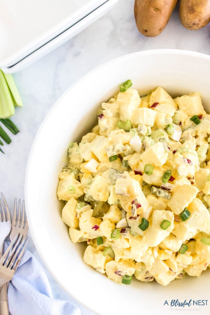 Southern Potato Salad Recipe - A Blissful Nest