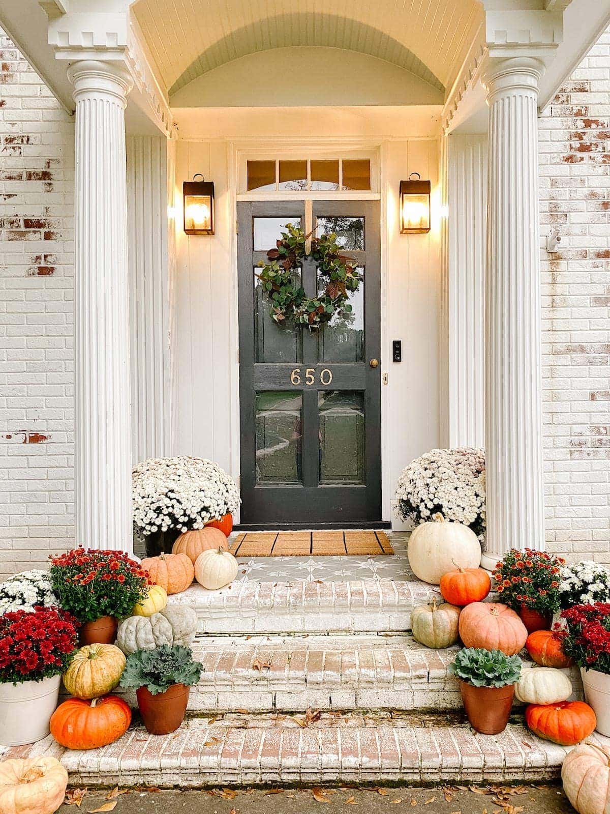 25 Fall Front Porch Ideas You HAVE To See! | A Blissful Nest