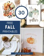 Free Fall Printables For Fall Decorating - A Blissful Nest