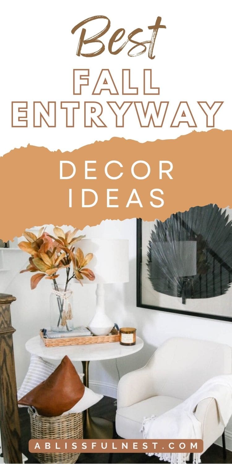 Best Fall Entryway Decor Ideas | A Blissful Nest