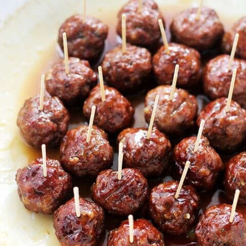 Image for Brown Sugar Glazed Turkey Meatballs