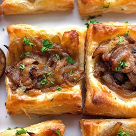 Image for Gruyere Mushroom & Caramelized Onion Bites Recipe