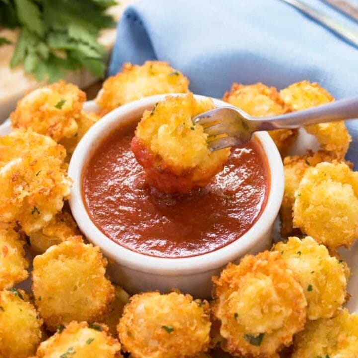 Image for Parmesan Crusted Tortellini Bites