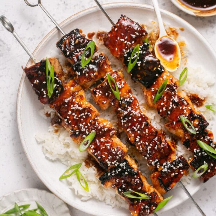 Image for Grilled Salmon Skewers