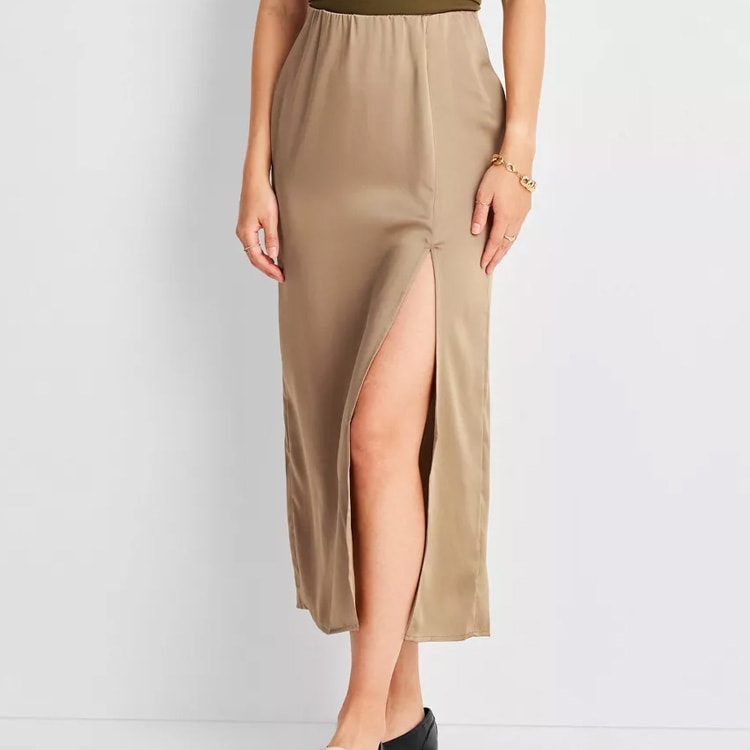 This slip skirt is the perfect $25 fall fashion find! #ABlissfulNest