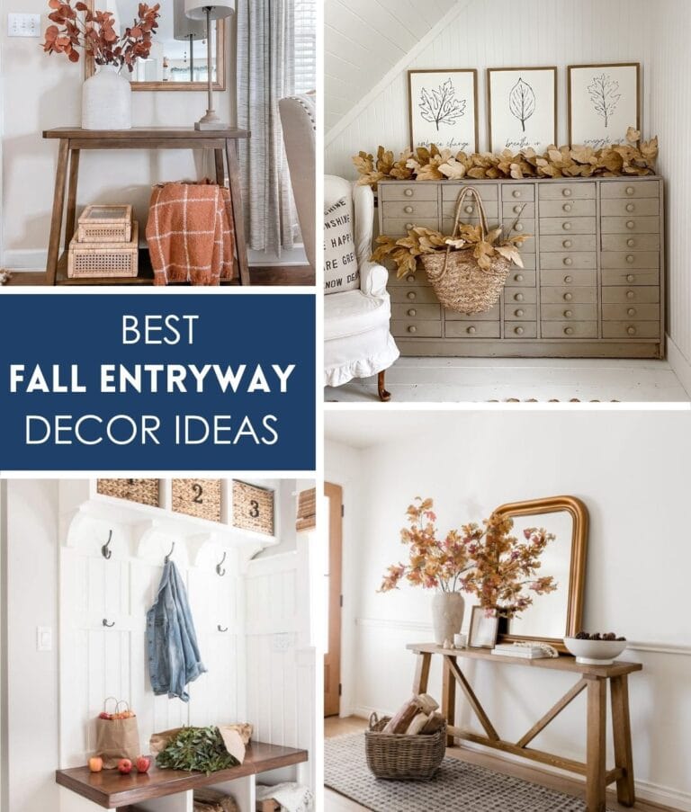 Best Fall Entryway Decor Ideas | A Blissful Nest