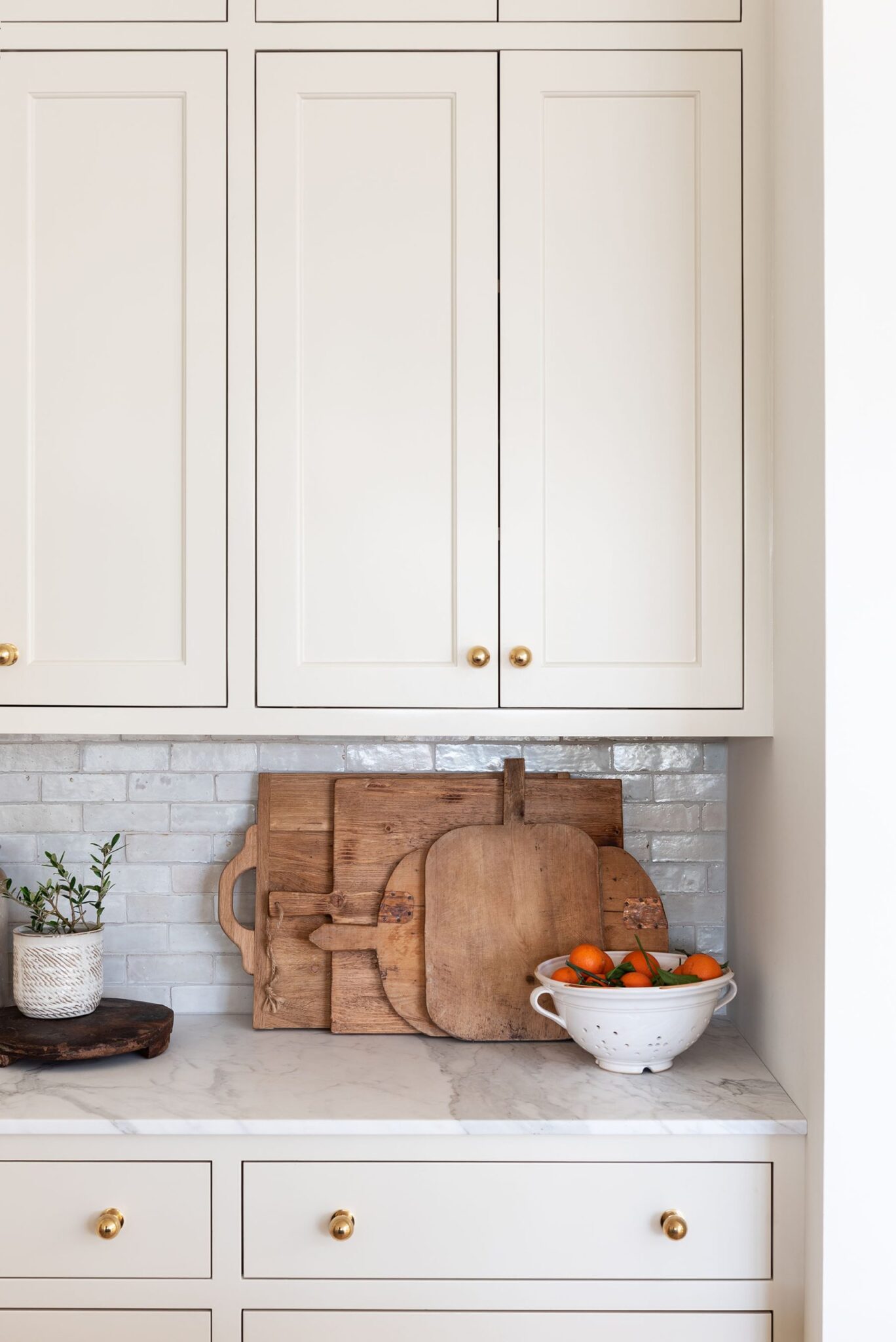 Light Kitchen Cabinet Colors | A Blissful Nest