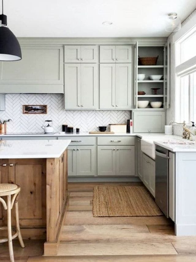 Mix And Match Kitchen Cabinet Colors Story