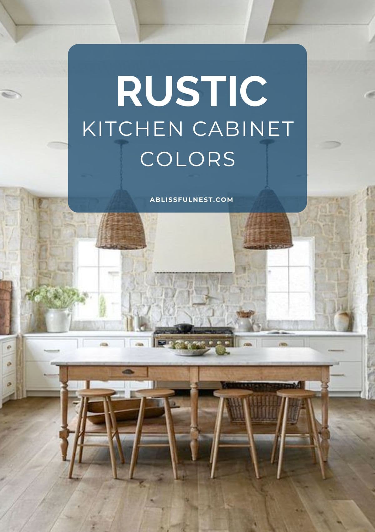 rustic kitchen cabinet colors