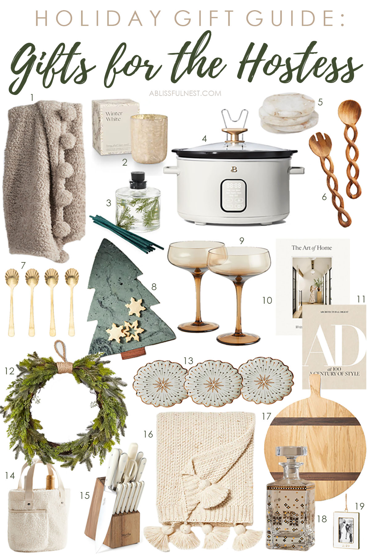 Holiday Gift Guide 2023: Gifts for the Hostess - A Blissful Nest