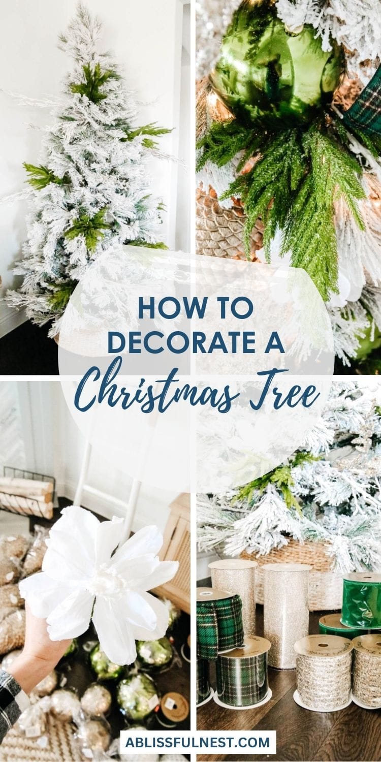 How to Decorate A Christmas Tree - Step By Step Guide | A Blissful Nest