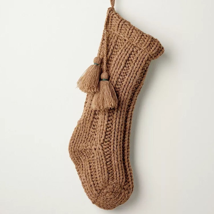 These knit stockings are $15! #ABlissfulNest