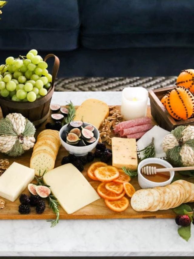 Fall Harvest Charcuterie Board Story